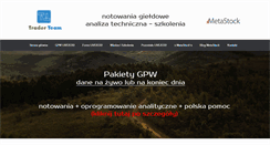 Desktop Screenshot of metastock.pl